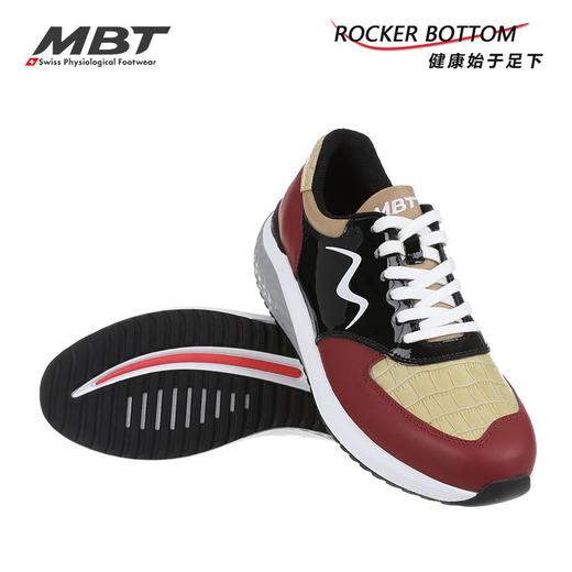 MBT足健康鞋男厚底休闲通勤鞋 纠正走路姿势 缓震 增高 牛皮MAFI 商品图3