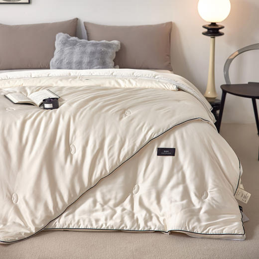 【热卖推荐】自然醒五星黑标大豆纤维春秋被高奢加厚保暖亲肤冬被四季款子母被芯TD 商品图0