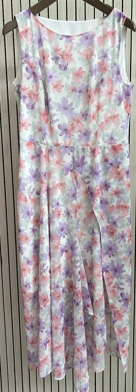 紫薄汗连衣裙HJ2S03