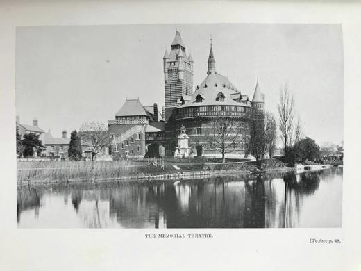 1912年 莎士比亚故乡的夏日 数十幅插图 漆布精装大32开 商品图8