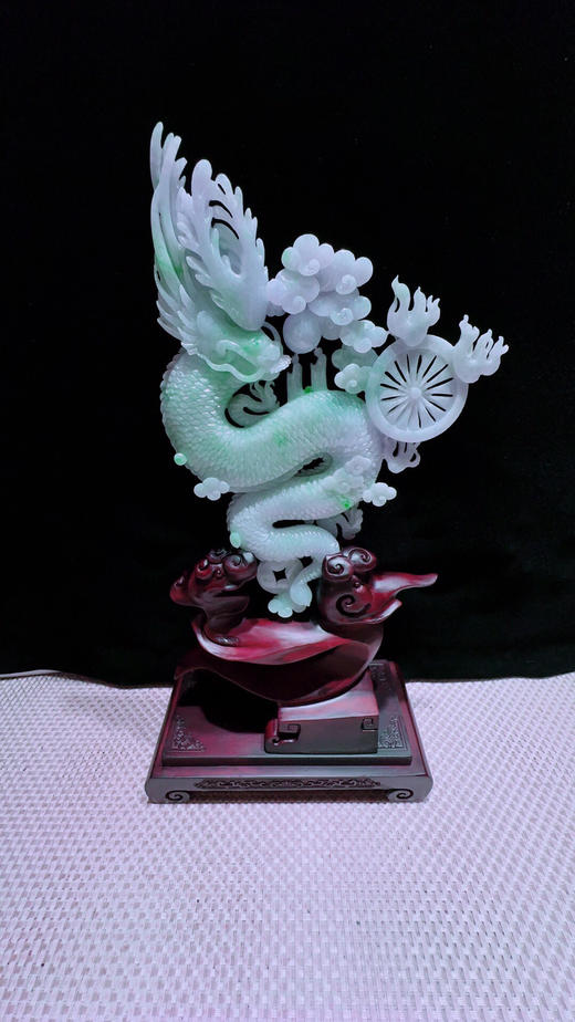 620350翡翠摆件【龙腾盛世】 商品图3