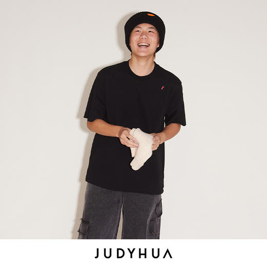 JUDYHUA J系列闪电刺绣T恤Oversize 商品图3