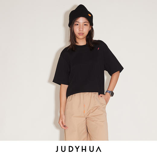 JUDYHUA J系列闪电刺绣T恤Oversize 商品图2