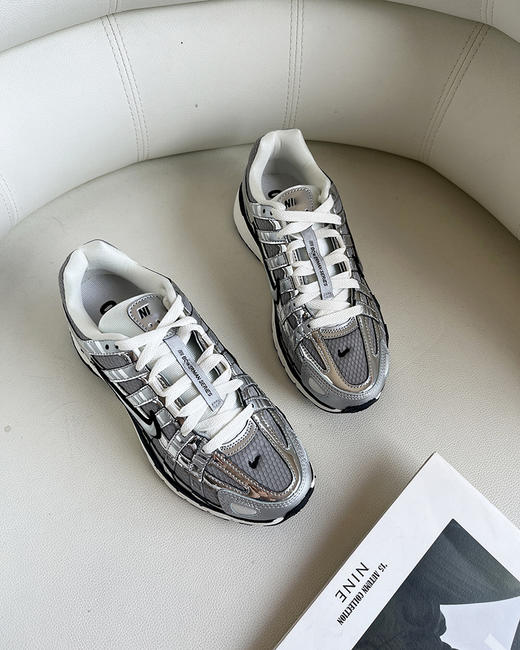 现货 THS 8.31-限时 耐克家  P-6000复古老爹鞋 透气网眼布运动鞋 4色 QZ090 商品图3