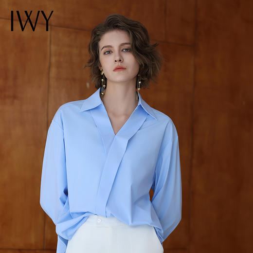 IWY/蓝色衬衫B14231 商品图0