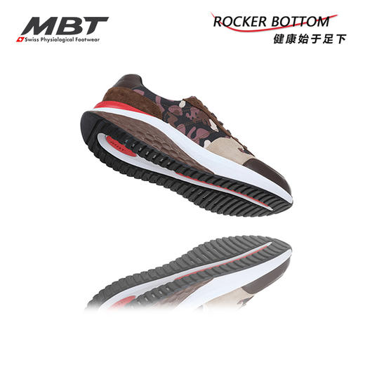 MBT足健康鞋男厚底休闲通勤鞋 足弓支撑 缓震增高时尚迷彩TIANO 商品图4