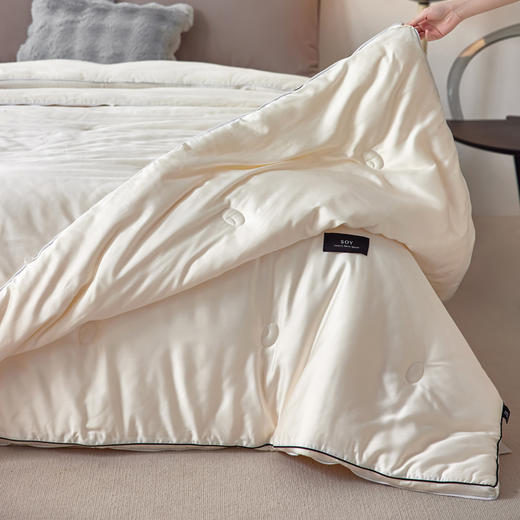 【热卖推荐】自然醒五星黑标大豆纤维春秋被高奢加厚保暖亲肤冬被四季款子母被芯TD 商品图1