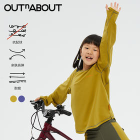 OUTnABOUT出门走走 24AW 拼接速干高弹耐磨长袖T恤
