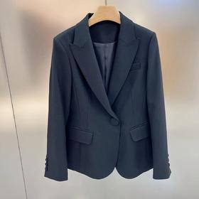 火桐hooton吉亚达一粒扣纯色百搭小西装YS238656