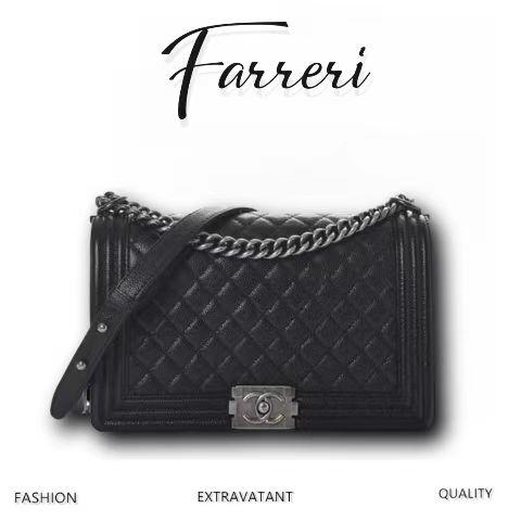 香奶奶 2尺寸 黑金黑银  正品皮大球纹 鱼子酱 LEBOY 商品图0