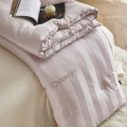 【双旦秒杀】自然醒天丝棉提花恒温调温功能纤维被芯双人春秋被单人加厚保暖冬被TD（不参与优惠券） 商品图12