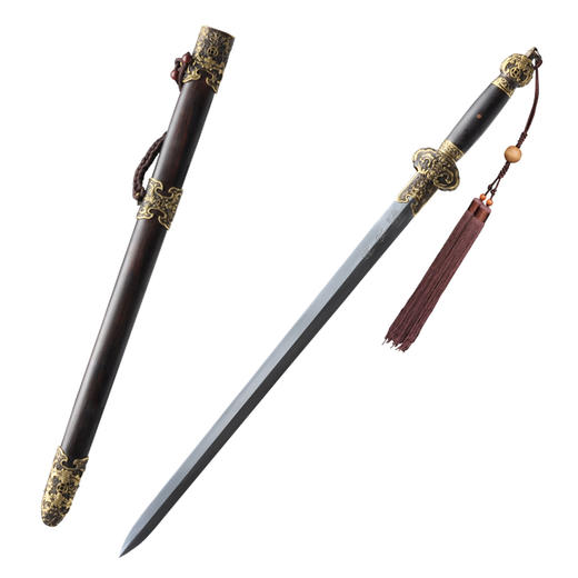 小金福剑 沈广隆剑铺 龙泉沈广隆宝剑镇宅宝剑龙泉沈广隆剑传统剑 sgl-7007  未开刃 商品图6