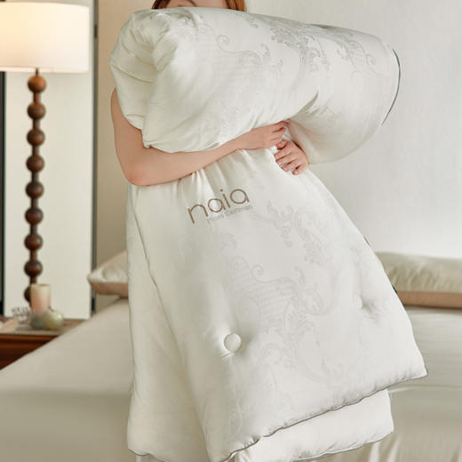 【热卖推荐】自然醒伊士曼Naia纤维功能春秋被芯高端提花柔软四季通用二合一子母被子TD 商品图9