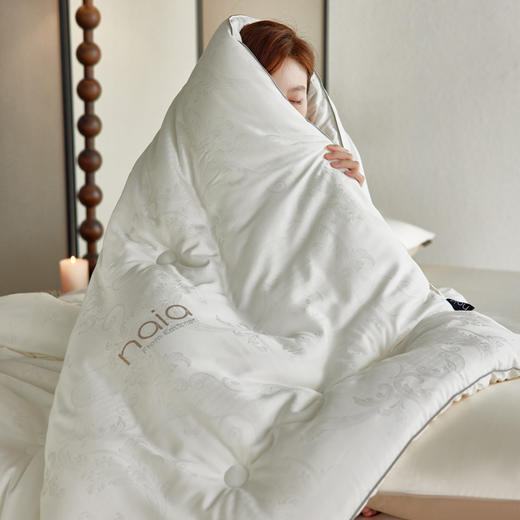 【热卖推荐】自然醒伊士曼Naia纤维功能春秋被芯高端提花柔软四季通用二合一子母被子TD 商品图8
