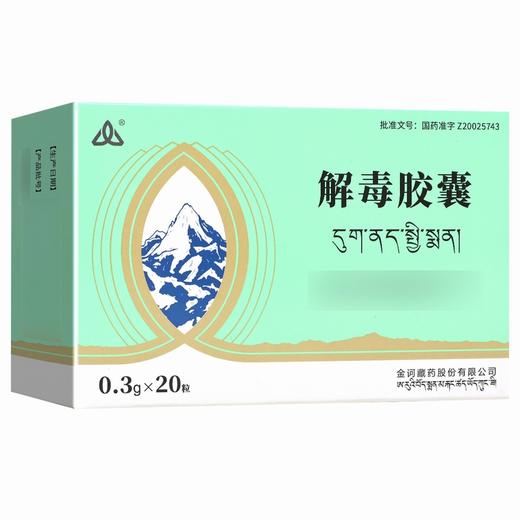 金诃,解毒胶囊【0.3g*10粒*2板】青海金诃 商品图2