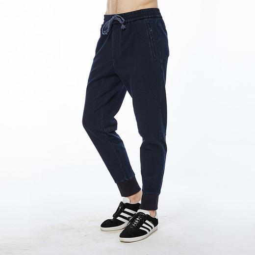波顿秋冬季时尚百搭牛仔裤束脚运动慢跑长裤子ME168517 商品图2