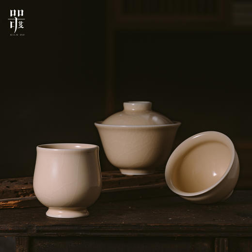 问鼎器度汝窑玉金香杯  折口杯 玉潭盖碗（缺货） 商品图0