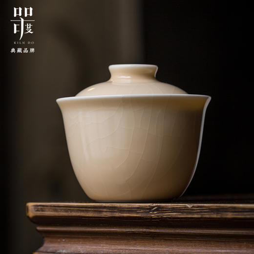 问鼎器度汝窑秋容盖碗（缺货） 商品图0