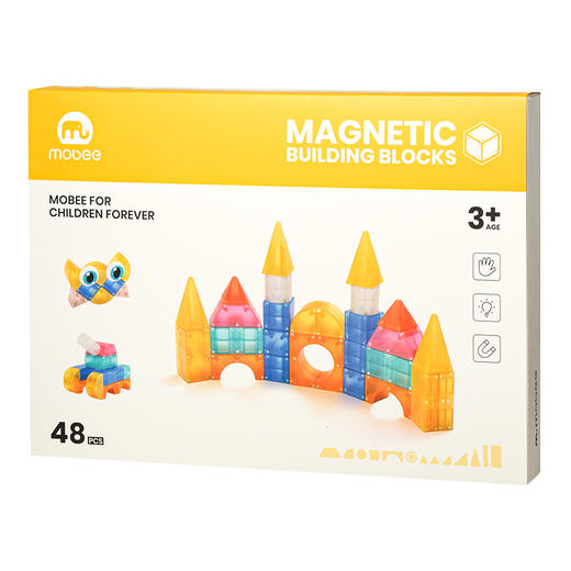 (包邮)mobee 莫贝立体磁吸积木22片/48片 商品图1