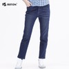 波顿女士女士浅蓝色牛仔裤秋冬季直筒修身裤子LE210519 商品缩略图3