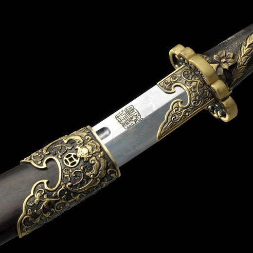 蒙古马刀 沈广隆剑铺 龙沈广隆泉宝剑 龙泉沈广隆刀剑龙泉沈广隆宝刀传统刀 sgl-5035未开刃 商品图4