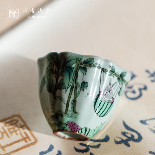 问鼎鼎青系列冰棱杯（兔子西瓜） 商品图3