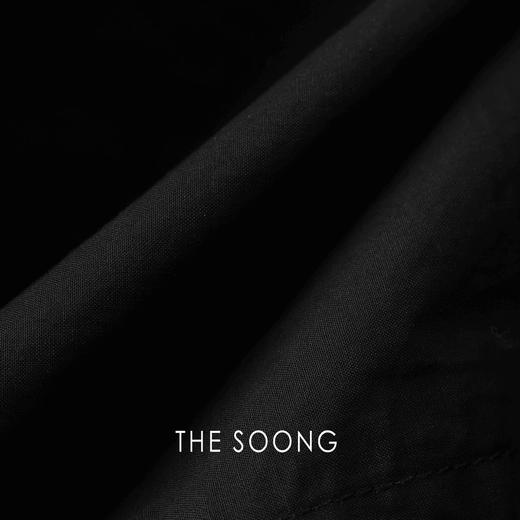 THESOONG|’多元重组‘智性黑色连帽外套HWWT5385 商品图2