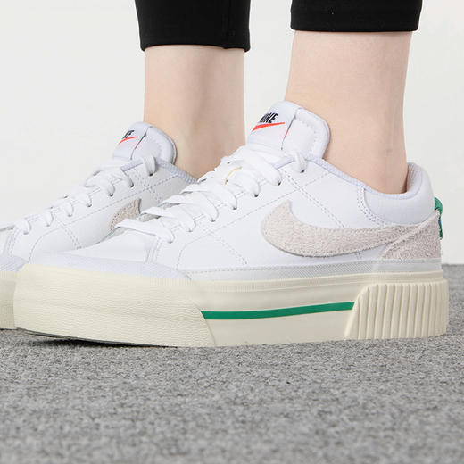 【秒杀】Nike/耐克女鞋厚底休闲鞋运动鞋子透气低帮板鞋小白鞋 FJ5483-100【无货将做退款】 商品图1