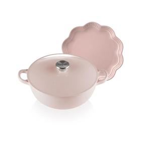 【925特惠】【家居】酷彩 LE CREUSET 深烧锅+花边盘1588元超值套装