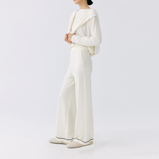 东黎 • 精纺山羊绒 女士阔腿裤  4701 商品图0