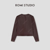 ROMI STUDIO“棕标甄选”西班牙进口植鞣绵羊皮短皮衣外套 431PS035 商品缩略图1