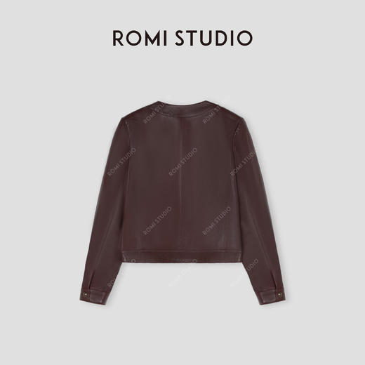 ROMI STUDIO“棕标甄选”西班牙进口植鞣绵羊皮短皮衣外套 431PS035 商品图1