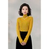 西子/【珍珠羊绒】羊毛130‘S无缝一体18针打底针织衫/MSDH004 商品缩略图2
