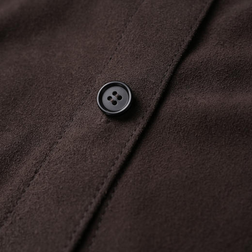 ROMI STUDIO“棕标甄选”埃塞俄比亚混种羊皮绒面皮衣外套 441P8057 商品图3