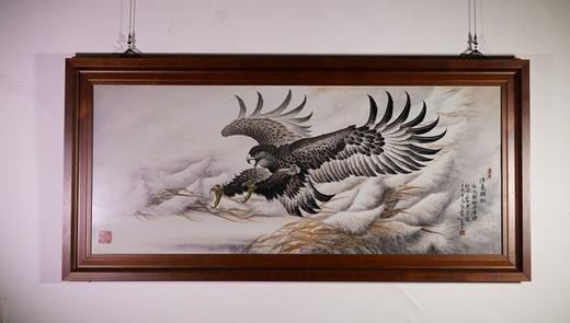 新彩浩气横秋瓷板画 商品图0