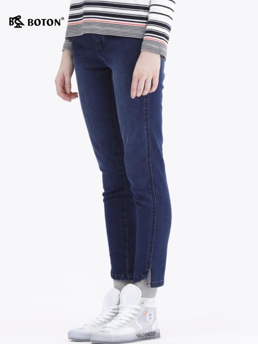 波顿紧身牛仔裤女士春秋季显瘦微弹力时尚高端长裤子LE218319 商品图3
