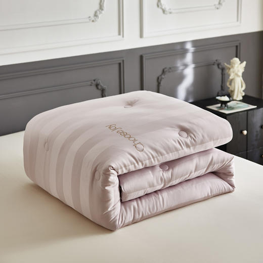 【双旦秒杀】自然醒天丝棉提花恒温调温功能纤维被芯双人春秋被单人加厚保暖冬被TD（不参与优惠券） 商品图11