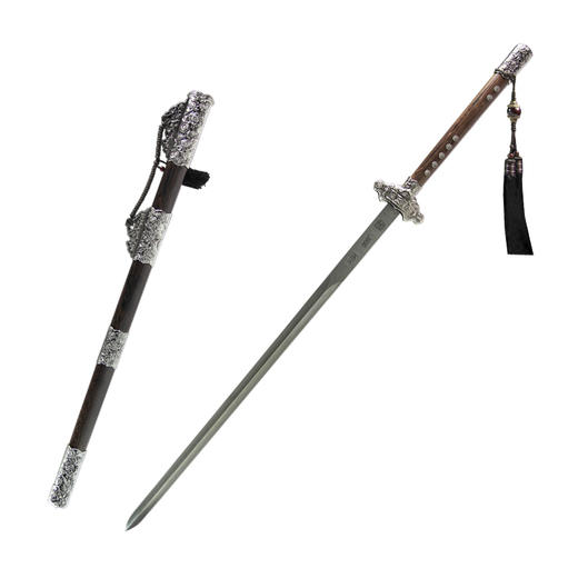 王者至尊剑双手剑 手工传统 龙泉沈广隆宝剑 收藏镇宅宝剑 未开刃 商品图6