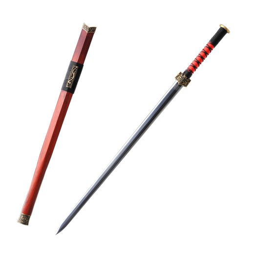 八面双龙汉剑 沈广隆剑铺龙泉沈广隆宝剑镇宅宝剑龙泉沈广隆剑传统剑　未开刃 商品图6