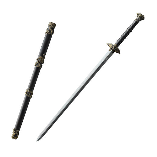 鹤剑 沈广隆剑铺 龙泉沈广隆宝剑 龙泉传统剑礼品剑装饰收藏剑 sgl-3083 未开刃 商品图4