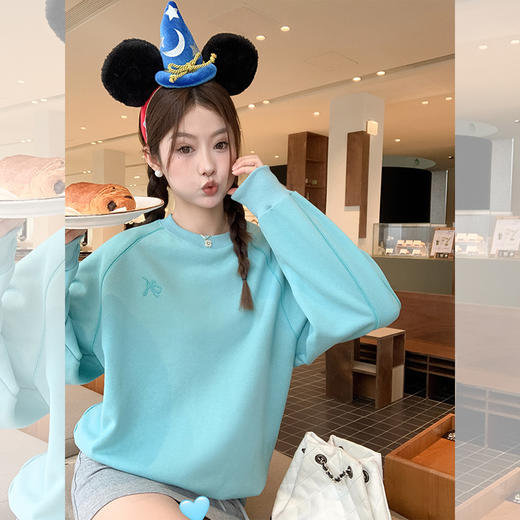 【179元任选2件】现货！韩系简约长袖卫衣 商品图0