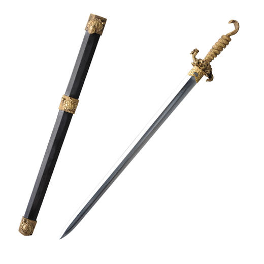 九归剑 龙泉沈广隆宝剑 龙泉沈广隆刀剑 传统剑礼品剑装饰收藏剑 未开刃 商品图6