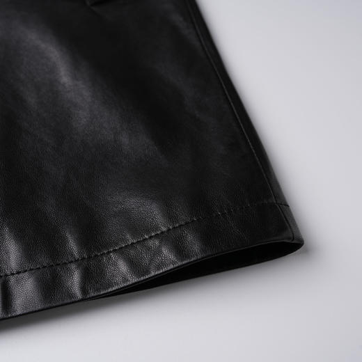 ROMI STUDIO“棕标甄选”英国轻涂油蜡绵羊皮肌理纹路皮衣 431PS016【微瑕】 商品图3