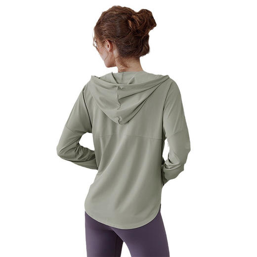 2024新款防晒衣女款夏季轻薄瑜伽服跑步健身上衣运动外套防晒  KML 000 商品图4