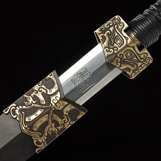 战龙汉剑 仿古八面汉剑 沈广隆剑铺龙泉汉剑宝剑 礼品剑收藏剑 sgl-6026 未开刃 商品图5