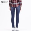 波顿紧身牛仔裤女冬季保暖女裤修身高腰显瘦铅笔小脚裤子LE217519 商品缩略图1