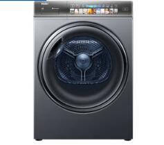 海尔（Haier）(252132)10公斤烘干机 双擎热泵干衣机 3D透视空气洗多重毛屑过滤 彩屏触控 HGS10078 极夜灰 商品图0