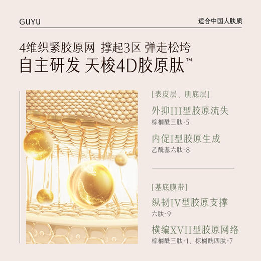 【不垮脸·调气色·深修护】谷雨「高能山参面霜」山参至臻紧致赋颜精华霜60g 商品图2