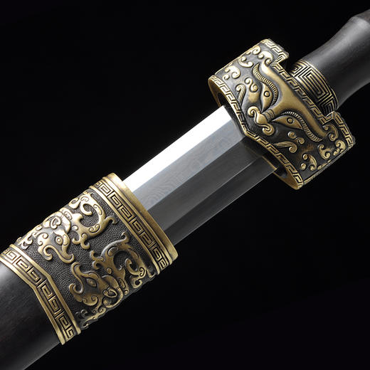 牛头纹越王剑  龙泉沈广隆宝剑 镇宅宝剑 沈广隆剑铺 手工传统剑收藏宝剑  sgl-3090未开刃 商品图4