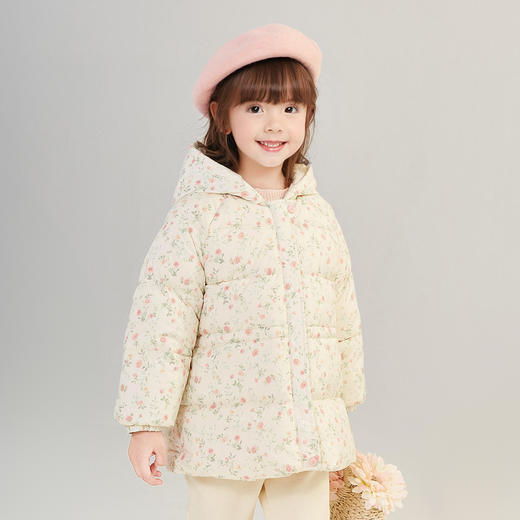 笛莎女童羽绒服2024冬季新款宝宝款羽绒服 商品图1